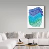 18" x 24" Geometric Water 1 by Erin Clark - Trademark Fine Art - 3 of 4