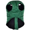 Doggie Design Zip-up Dog Puffer Vest - Dark Green - 2 of 3