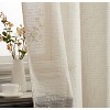 HLC.ME Emily Faux Linen Semi Sheer Light Filtering Grommet Lightweight Window Curtains Drapery Panels, Set of 2 - 4 of 4
