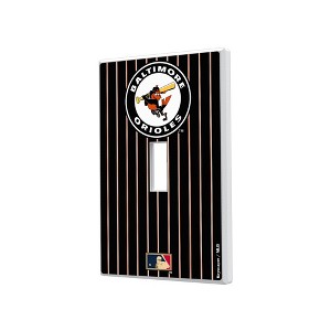 MLB Cooperstown East Teams Pinstripe Hidden-Screw Light Switch Plate for Single Toggle - 1 of 4