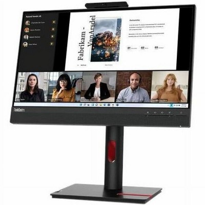 Lenovo ThinkCentre TIO22GEN5 22" Class Webcam Full HD LED Monitor - Black - Model 12N8GAR1US