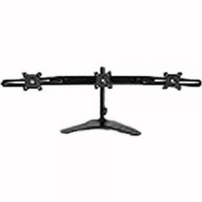 Planar 997-6035-00 Triple Monitor Stand - 17" to 24" Screen Support - 58.20 lb Load Capacity - LCD Display Type Supported20" Width - Desktop - Black
