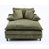 Dexmalle Corduroy Fluffy Cushioned Sofa Bed with 2 Pillows and 4 gears - 4 of 4