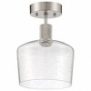 Access Lighting Port Nine 1 - Light Flush Mount in  Brushed Steel - 4 of 4