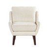 NicBex Accent Chair  Chenille Upholstery Lounge Chair Solid Wood Legs Reading Chair Comfy Chair for Living Room, Beige - 4 of 4