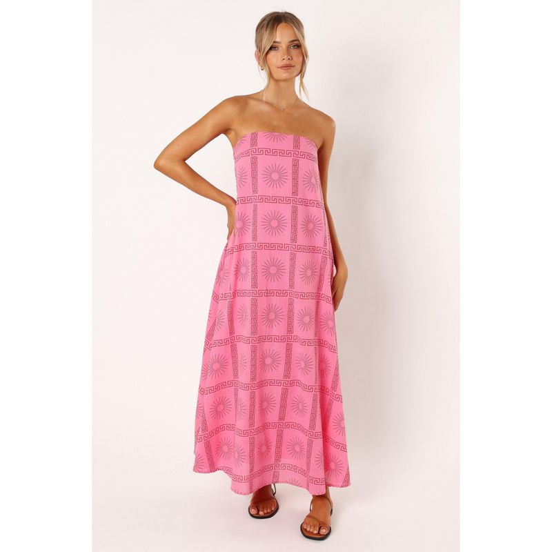 Petal and Pup Womens Soph Strapless Maxi Dress, 5 of 7