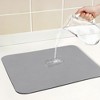 REGALWOVEN Large Diatomaceous Stone Dish Drying Quick Dry Coffee Bar Mats for Countertop Dishes Cups - 3 of 4