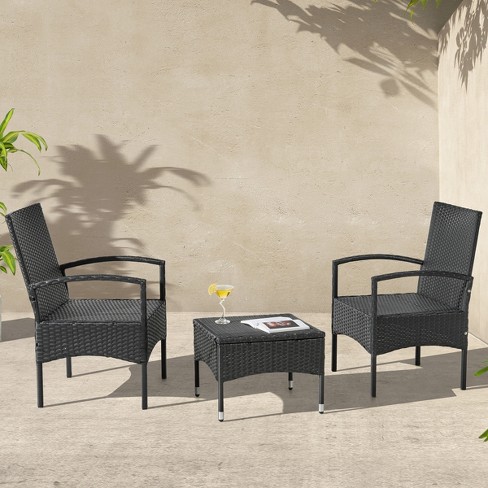 Rattan garden best sale furniture 2 seats