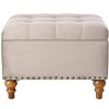 GDFStudio Thorian Mid-Century Modern Velvet Upholstered Tufted Storage Ottoman - 4 of 4