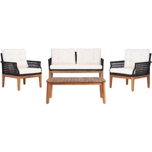 Winslo 4Pc Living Set - Indoor/Outdoor - PAT7075 - Safavieh - 1 of 4