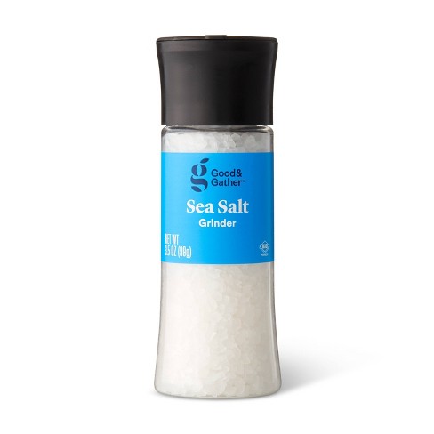 Sea Salt With Grinder - 3.5oz - Good & Gather™ : Target
