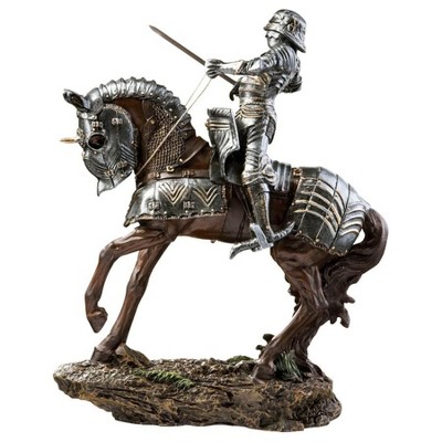 Design Toscano Knights of Blenheim Palace: Silver Knight Sculpture