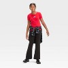 Girls' Short Sleeve Graphic Racing Flags Baby T-Shirt - art class™ Red - 4 of 4