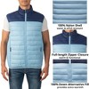 Alpine Swiss Clark Mens Puffer Vest Down Alternative Water Resistant Packable Outerwear Zip Up Pockets Warm Versatile Layer - 3 of 4