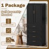 Dexmalle 72.2'' Tall Freestanding Bathroom Cabinet with 3 Drawers and Adjustable Shelf - 4 of 4