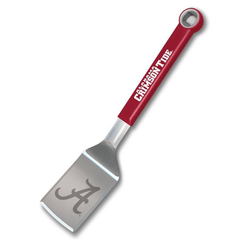 NCAA Alabama Crimson Tide Stainless Steel BBQ Spatula with Bottle Opener, 1 of 5