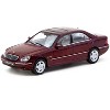 Mercedes-Benz S 55 AMG Bordeaux Red Metallic "Global64" Series 1/64 Diecast Model Car by Tarmac Works - 2 of 4