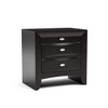 NicBex Modern Contemporary Nightstand with 2 Drawers,Solid wood Bedside Table with Knob Pulls for Living Room Bedroom - 3 of 4