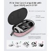 Syntech Medium Hard Carrying Case Compatible with Meta Quest 3S/Oculus Quest 3/2/Pro/Pico4 Accessories VR Headset with Elite Strap, Black - 3 of 4