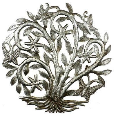 tree of life with butterflies