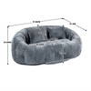 Tramull Bean Bag Chair for Adults & Kids, High-Back Lounger for Living Room, Bedroom, Gaming - 2 of 4