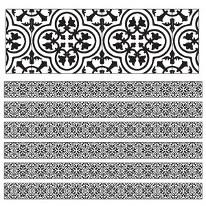 Schoolgirl Style Simply Stylish Straight Border 3" x 216' Tile (CD-108358-6) - 1 of 2