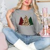 Simply Sage Market Women's Christmas Trees Short Sleeve Garment Dyed Tee - 2 of 4
