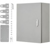 COZONY NEMA 4X Electrical Junction Box, IP66 Weatherproof Steel Enclosure, Outdoor/Indoor, Hinged, Lockable, w/ Mounting Plate, UL Listed - 2 of 4