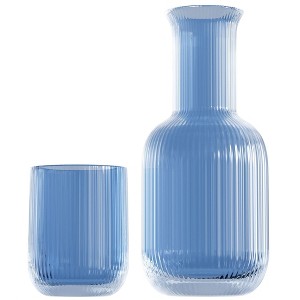 American Atelier Bedside 28 oz Water Carafe with Tumbler/Lid - 1 of 4