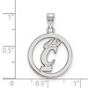Black Bow Jewelry Sterling Silver Cincinnati Bearcats NCAA Small Pendant - 2 of 3