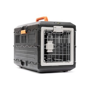 Mirapet USA Pet Carrier & Crate 21'' - Premium Collapsible Design for Cats and Dogs  - 360-Degree Ventilation & Hard Plastic Wall Protection - 1 of 4
