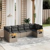 vidaXL Garden Sofa Set Gray - 2 of 4