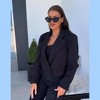 Women's Lapel - Collar Wool - Blend Short Coat, Elegant and Warm Outerwear for Casual & Formal Occasions - 4 of 4