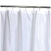 Grayscale Rain Shower Curtain Black/Gray - Moda at Home: Polyester Bathroom Accessory, Machine Washable - image 4 of 4