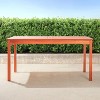 PAGED Contemporary Wood Outdoor Table Rectangle Patio Dining Table with Rot-resistant Build for Patio, Poolside, Courtyard - 4 of 4