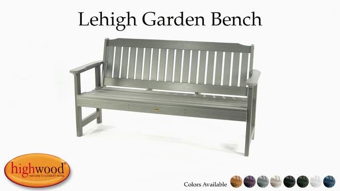 Lehigh Garden Bench - highwood, 6 of 10, play video
