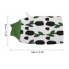 Unique Bargains Tulip Flowers Shower Gloves for Bathroom 9.45"x5.12" Green 1 Pc - 2 of 3