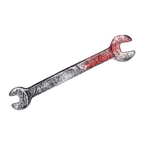 Underwraps Costumes Blood Splattered Wrench 15 Inch Foam Adult Costume Accessory - 1 of 4
