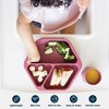 Tiny Twinkle Silicone Suction Divided Plate Baby/Toddler Dish for Independent Eating - 4 of 4