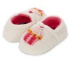Kensie Toddler Girl's Fuzzy Faux Shearling Slippers, Kid's Cute Stuff with Cute Patch - Toddler Girl's Slipper Shoes - 4 of 4