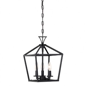Savoy House Townsend 3 - Light Chandelier in  Matte Black - 1 of 4