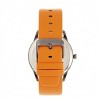 Simplify The 6300 Leather-Band Watch - Orange/Black - 2 of 3