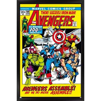 Trends International Marvel Comics - Avengers #100 Framed Wall Poster Prints