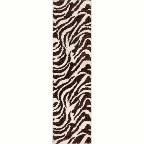 Zebra Leopard Print Rug