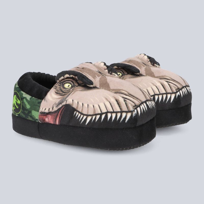 Toddler Jurassic World Slide Slippers - Olive Green, 1 of 5