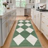 Modern Area Rugs Washable Geometric Floor Cover with Non-Slip Backing, Stain-Resistant Contemporary Accent Carpet, Soft Low Pile Indoor Mat - 4 of 4
