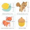 Baby GUND Play Soft My Woodland Friends 5-Piece Plush Playset with Rattle, Squeker 7.5” - 4 of 4