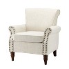 Cythnus Wingback Armchair with Removable Cushions with Nailhead Trim Design | ARTFUL LIVING DESIGN - 2 of 4