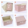 REGALWOVEN Collapsible Fabric Storage Bin with Lid and Handle for Shelves Closet 1 Pc - 3 of 4
