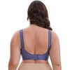INSPIRE CHIC Women's Mesh Plunge Wirefree Full Coverage Wide Straps Seamless Lightweight Soft Breathable Bras - 2 of 4
